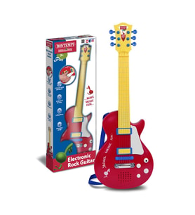 Bontempi Elektronik Rock Gitar Tuşlu Telli Askılı Kırmızı 56 Cm Kırmızı