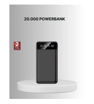 Mey İthalat® Taşınabilir 20.000 mAh Hızlı Şarj Powerbank 4 Çıkışlı