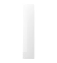 Gardırop Kapağı, Parlak Beyaz, 50x229 cm, Menteşesiz