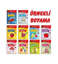 Örnekli Boyama Dizisi 10 Kitap Set