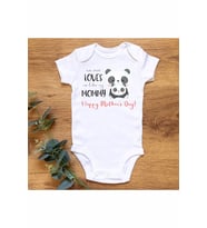 Panda Organik Baskılı Çıtçıtlı Body