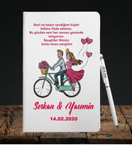 Sevgililer Gününe Özel Defter Kalem Seti 10