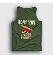 Presmono Unisex Haki Mothership Led Zeppelin Atlet 96190tt (Haki)