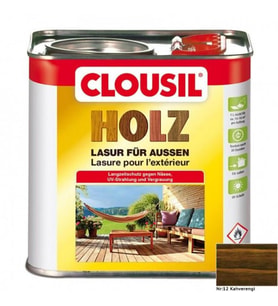 Solvent Bazlı Ahşap Koruyucular 2,5LtCLOU Nr.12 Kahverengi Slv Bazlı Ahş.Koruyucu 2,5Lt