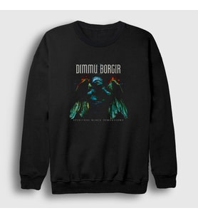 Presmono Unisex Siyah Dimensions Dimmu Borgir Sweatshirt 142020tt