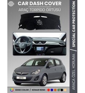 OPEL CORSA E (2013-2019) Torpido Örtüsü Ön Göğüs Koruma Torpido Koruma Tam Uyum Çatlamayı Önler