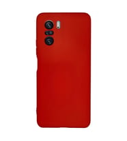 Xiaomi Poco F3 Kılıf Nano İçi Kadife Silikon - Kırmızı