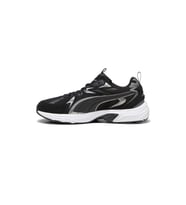 Puma Milenio Tech Suede 393489 01 Kadın Yürüyüş ve Koşu Ayakkabısı Siyah Gümüş 36-40