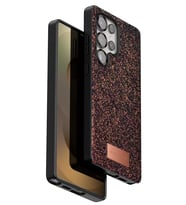 Galaxy S25 Bright Simli Kapak - Derin Mor