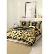 Marcalanya Çift Kişilik Nevresim Takımı Pamuklu Saten Kumaş 6 Parça 3D Dijital Baskı Duvet Cover Set Model.