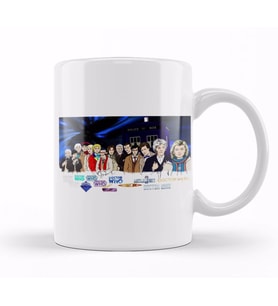 Doctor Who 14 Doctors Kupa Bardak Porselen