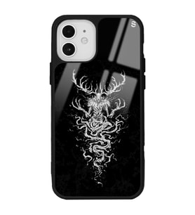 iPhone 12 Witcher 3 Deer Tasarımlı Glossy Telefon Kılıfı