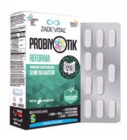 Zade Vital Probiyotik Reforma Takviye Edici Gıda 30 Bitkisel Kapsül
