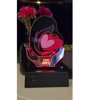ANNELER GÜNÜ HEDİYESİ -  ÖZEL 3D TASARIM PİLLİ LED GECE MASA LAMBASI