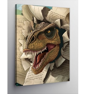 Kanvas Tablo Dinozor