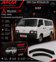 Mitsubishi L300 (1986-2008) 2'li Ön Mugen Cam Rüzgarlığı