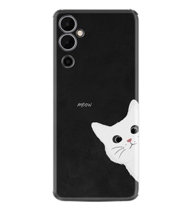 Tecno Pova Neo 2 Kılıf Resimli Desenli Silikon Platinium Series Çılgın Kedi 1895