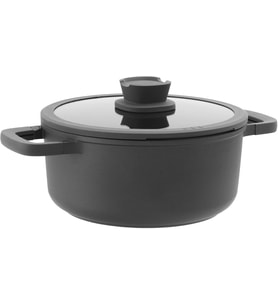 Berghoff Leo Stone Yapışmaz Kapaklı Alüminyum Döküm Tencere 24X11 Cm (Çok Renkli)