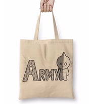 Bts Meets Bt21 Army Bez Çanta Uzun Saplı