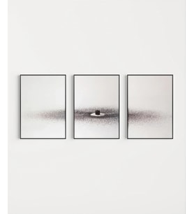 Minimal Zen Taş Temalı 3'lü Duvar Poster Seti