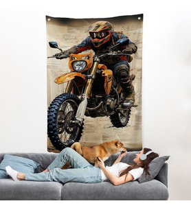 Cros Motor Sürücüsü Duvar Örtüsü-7898