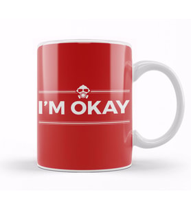Virus I'm Okay Kupa Bardak Porselen