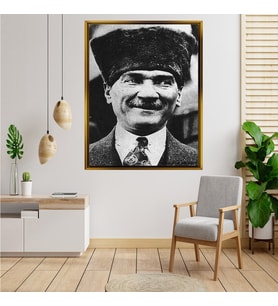 ÇERÇEVELİ ATATÜRK TABLO S315