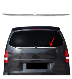 Mercedes Vito Krom Bagaj Camı Alt Çıtası P.Çelik 2014 ve Üzeri