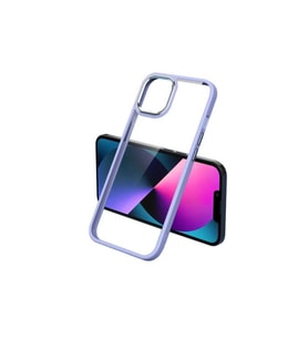 Apple iPhone 12 Pro Max Uyumlu Kılıf Zore Krom Kapak (Lila)