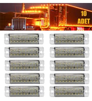 18 LEDLİ YAN MARKER LAMBA KAMYONET DORSE KAMYON LED LAMBA BEYAZ 12 Volt 10 Adet