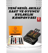 Kulaklık 7 Kordonlu Akıllı Saat Çoklu Şarj Girişi Bluetooth Bağlantılı