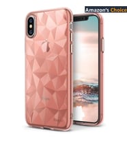 Ringke Air Prism 3D Elmas Yansıması iPhone X ile Uyumlu KIlıf Rose Gold