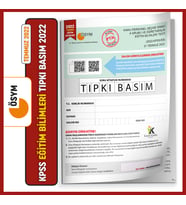 2022 TEMMUZ KPSS Eğitim Bilimleri ÖSYM Tıpkı Basım Çıkmış Soru Türkiye Geneli D. (Beyaz)