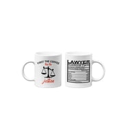 Avukat/Lawyer Hukukçu Temalı Hediyelik İkili Beyaz Seramik Kupa Seti-1-İKİLİ