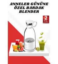 Anneler Gününe Özel Hediye Bardak Blender Paslanmaz Çelik Bıçaklı