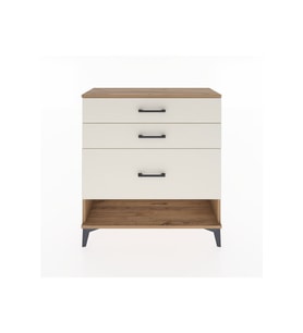 Arges Şifonyer 3 Çekmeceli 88x30x96 Çam-Aytaşı