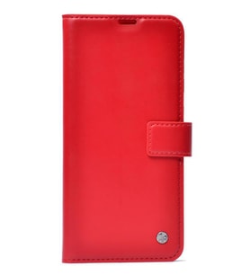 Xiaomi Redmi Note 13 Pro 4G Kılıf Standlı Kapkalı Cüzdan Kopçalı Kar Deluxe (Kırmızı)