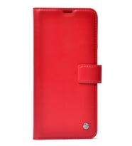 Xiaomi Redmi Note 13 Pro 4G Kılıf Standlı Kapkalı Cüzdan Kopçalı Kar Deluxe (Kırmızı)