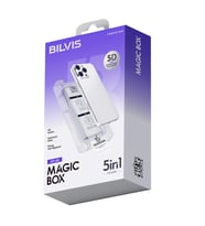 iPhone 17 Air Bilvis 5in1 3d Magic Cam Ekran Koruyucu - Siyah