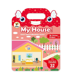 Nessiworld Tekrar Kullanılabilen İlk Sticker Kitabım My House