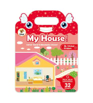 Nessiworld Tekrar Kullanılabilen İlk Sticker Kitabım My House