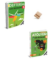 Arı 5. Sınıf Maarif Fen Bilimleri Defterim ve Atölyem + Telefon Standı