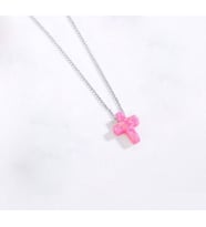 HAÇ OPAL 925 AYAR GÜMÜŞ KOLYE