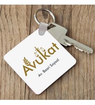 Kişiye Özel Avukata Hediyeli Mesleki Anahtarlık