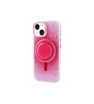Apple iPhone 14 Uyumlu Kılıf M-safe Şarj Özellikli Tak-Çıkar Pop Soketli Zore Tiktok Kapak (K.Pembe)