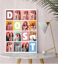 BK Gift Kişiye Özel Dost Temalı Kanvas Tablo-1