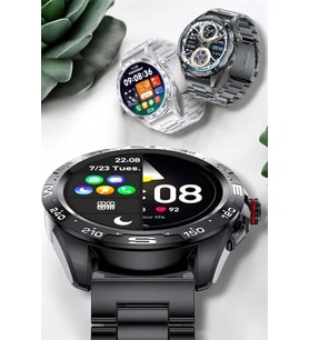 Akıllı Saat Sağlık ve Fitness Takibi Bluetooth Bağlantılı Dokunmatik Ekran