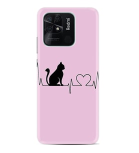 Xiaomi Poco X3 Pro M4 Pro X4 Pro C40 10C Kılıf Desenli Silikon Pink Cat Heart 1303