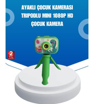 Kreatif Vlog Kamerası – 3-12 Yaş İçin Güvenli Renkli Tasarım