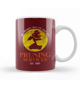 Karate Kid Mr Miyagi Pruning Services Kupa Bardak Porselen